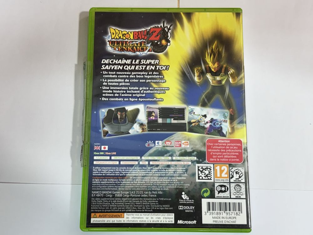 Dragon Ball Z Ultimate Tenkaichi X360
