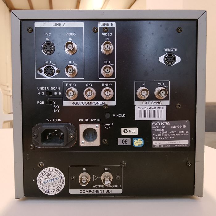 Monitor Sony BVM-9044D trinitron
