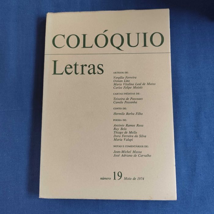 Revista Colóquio Letras 19 - Maio 1974