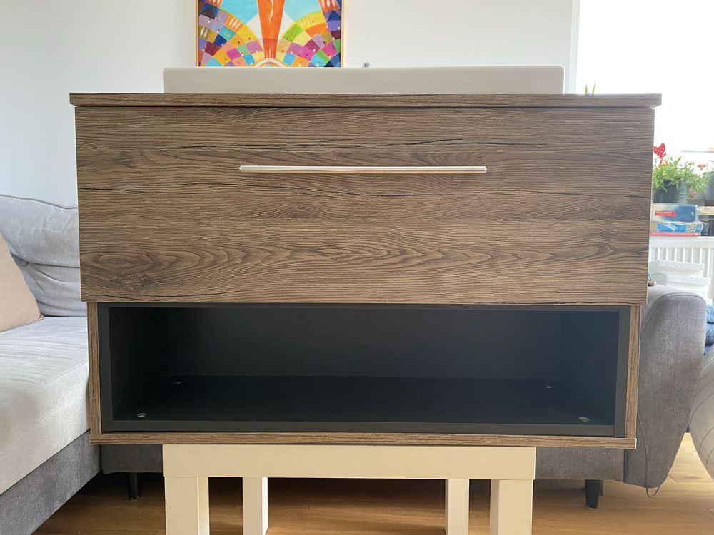 Szafka łazienkowa wisząca 80x50x50cm, cichy domyk