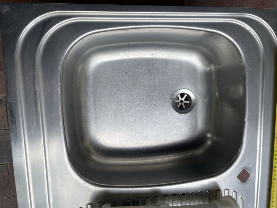 Zlew jednokomorowy z demontażu