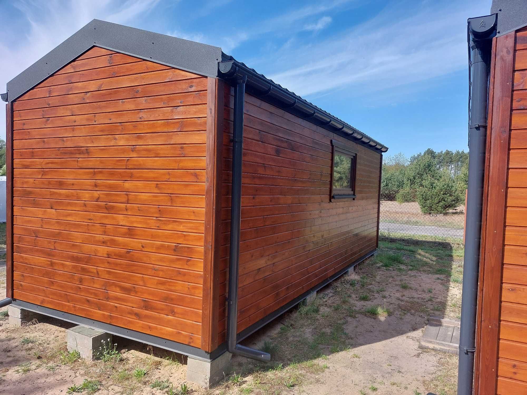 Komfortowy domek letniskowy mobilny 7,1x3,0m - gotowy do zamieszkania