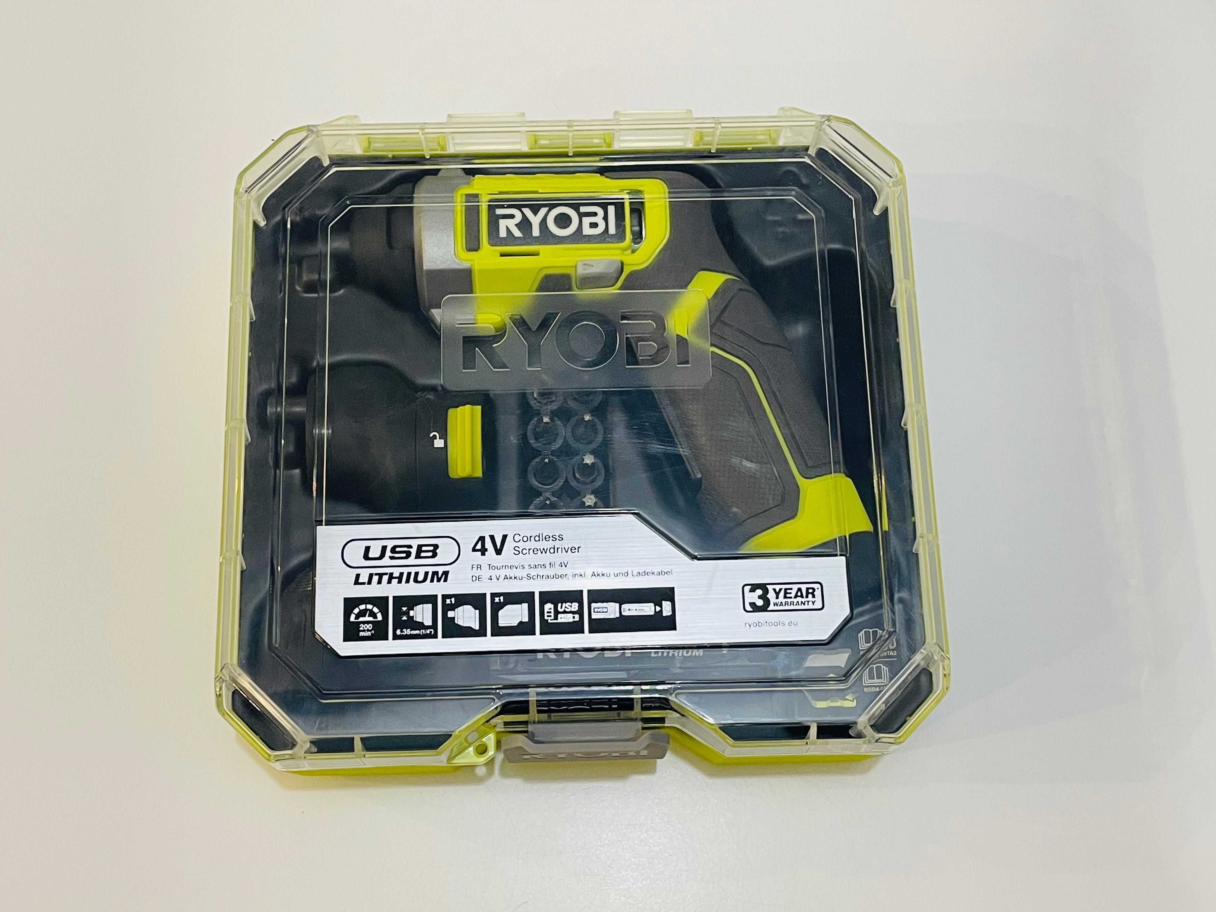 Nowy Zestaw Mini Wkrętarka Ryobi 4V USB RSD4-120TA2