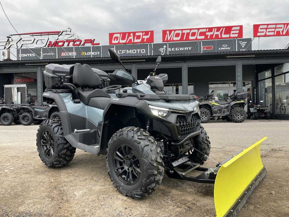 CFMOTO Z-FORCE 850 GREY T3B*PŁUG+KUFER*2025r*Vat23%*RATY*Trans150gra