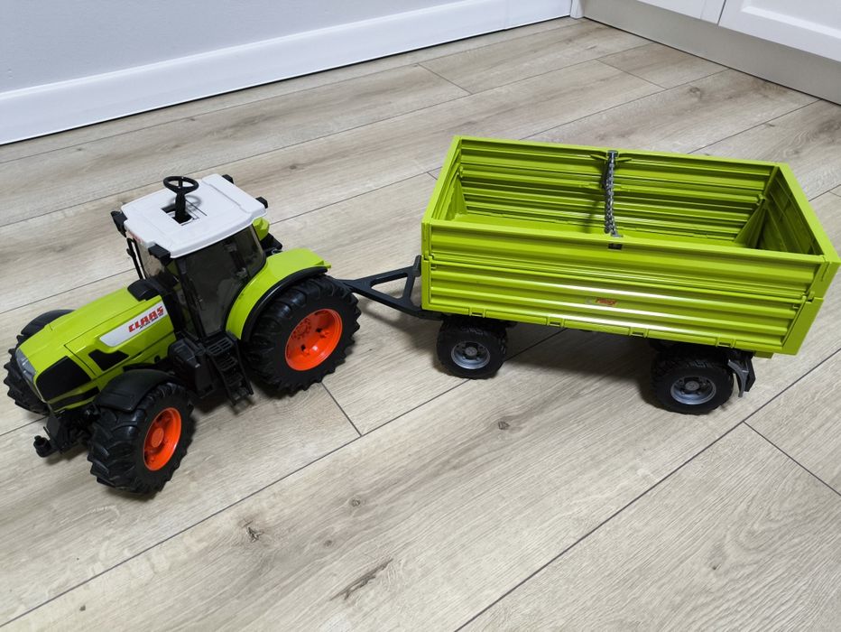 Traktor ciągnik z przyczepą bruder plus gratis