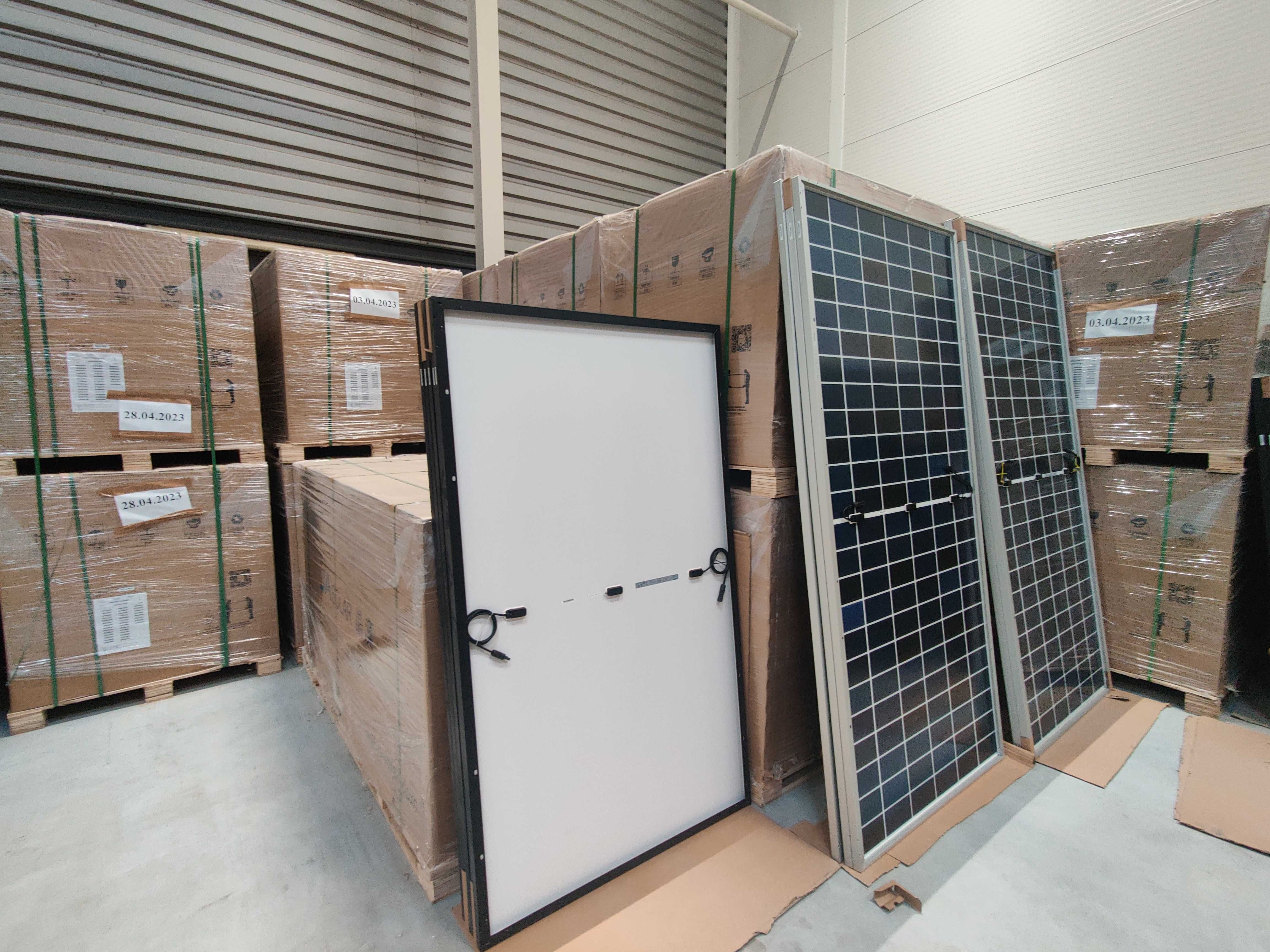 Monokrystaliczny panel 610W bifacial wysyłka pobranie
