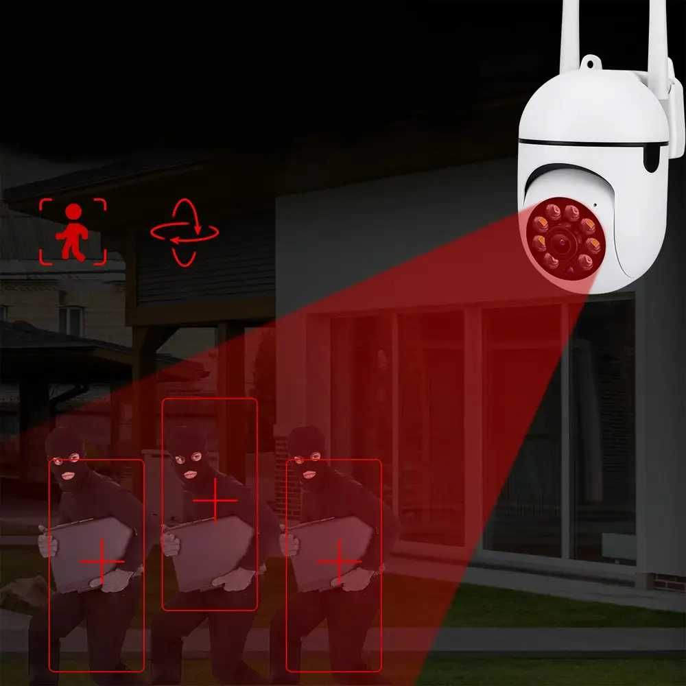 Вулична IP-камера відеоспостереження з датчиком руху NJ PRO, IP360