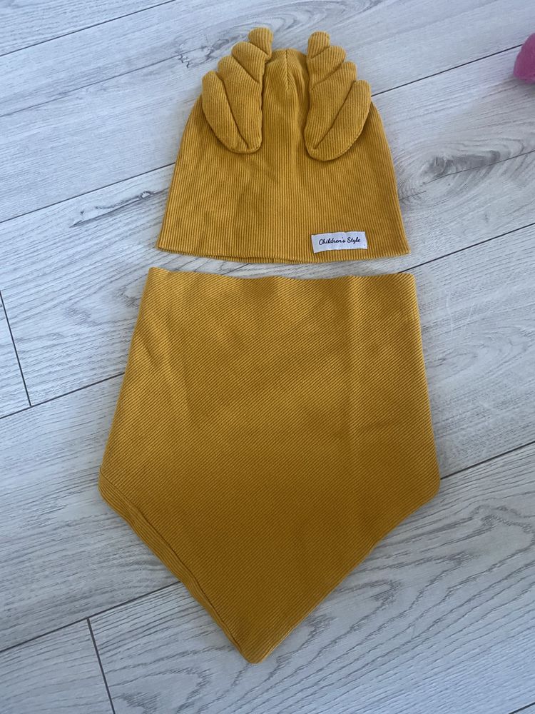 Komplet czapka chusta