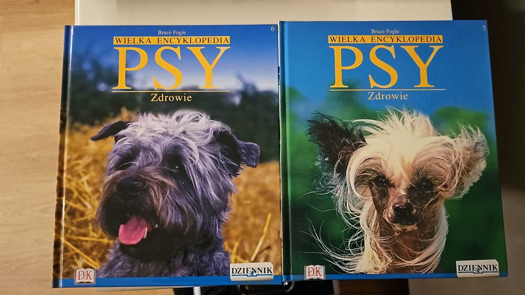 Zestaw ksiazek dla milosnikow psow Wielka Encyklopedia PSY