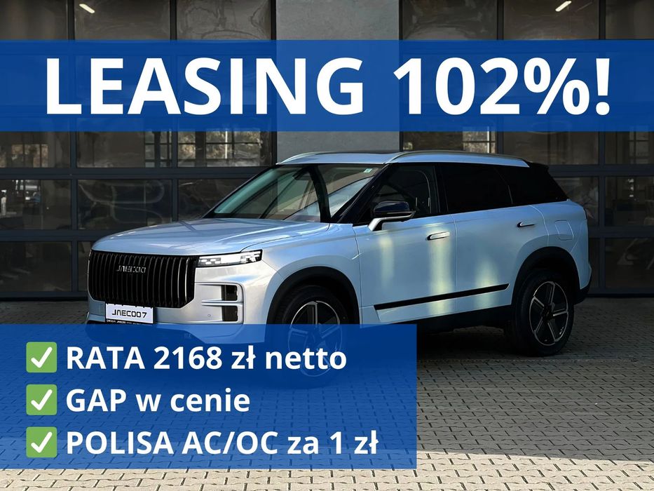 Jaecoo 7 Jaecco 7, Leasing 102,5 % I POLISA W CENIE !!