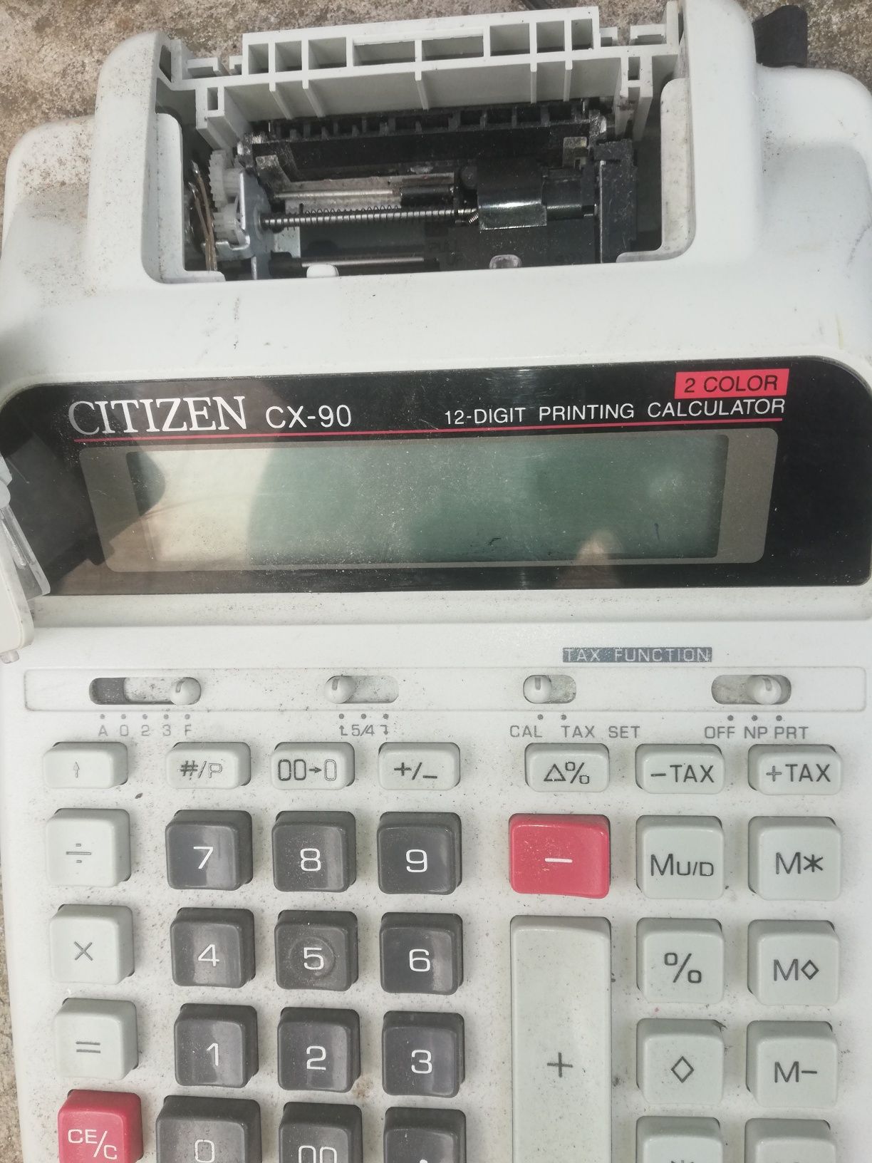 Калькулятор с принтером бухгалтера Citizen cx 90 ситизен цх 90 s