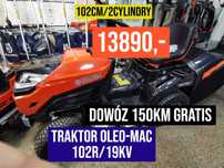 Traktor Oleo-Mac OM 102R/19 KV 102CM/2Cylindry/Raty Leasing Husqvarna