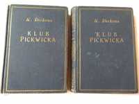 Stare książki K. Dickens Klub Pickwicka Tom I-IV.