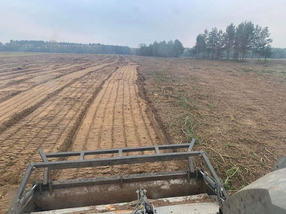 frezowanie pni, mulczer, rekultywacja zrób z lasu pole najlepszy wybór