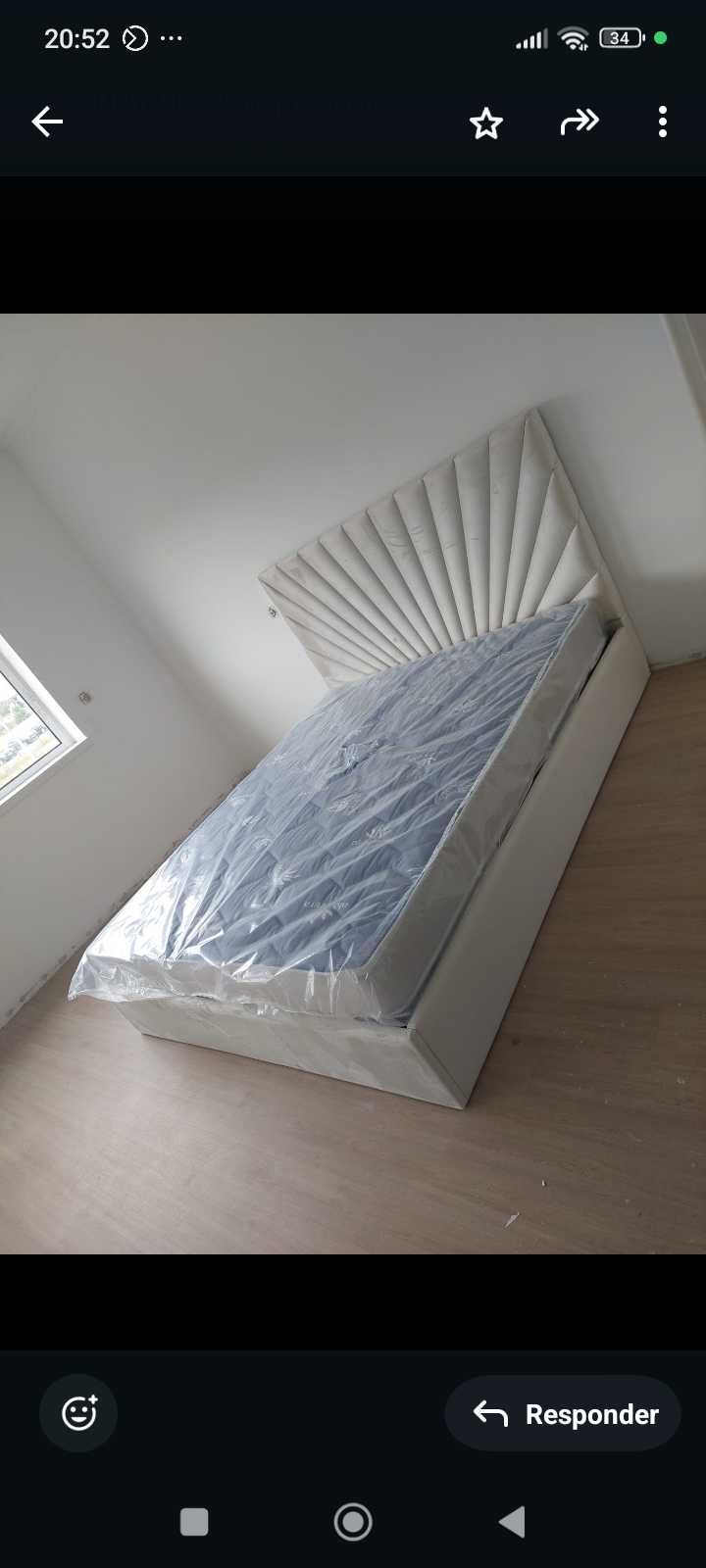 Pack cama , incluso estrado e colchão oferta
