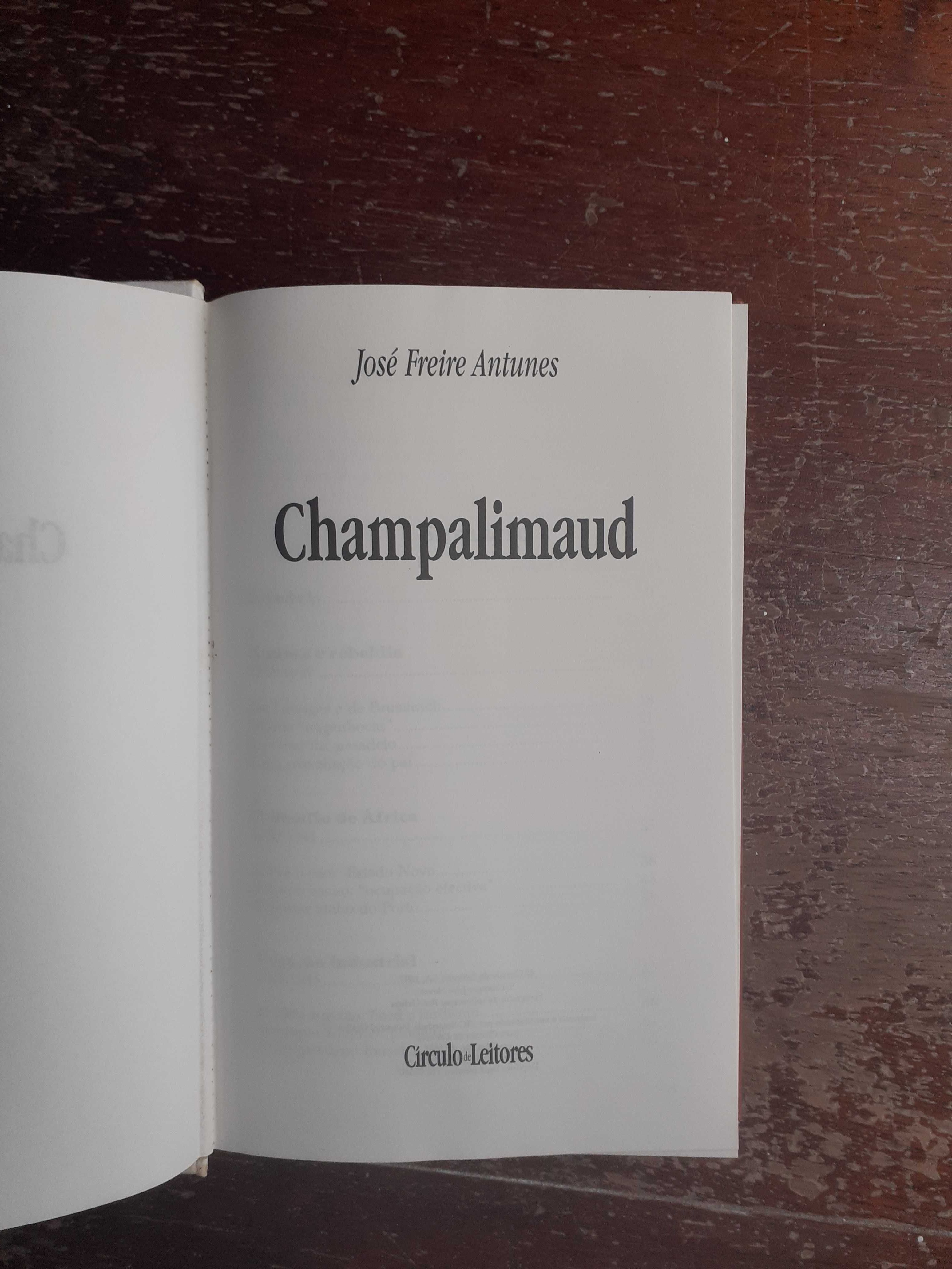 VENDO LIVRO CHAMPALIMAUD DE JOSÉ FREIRE ANTUNES