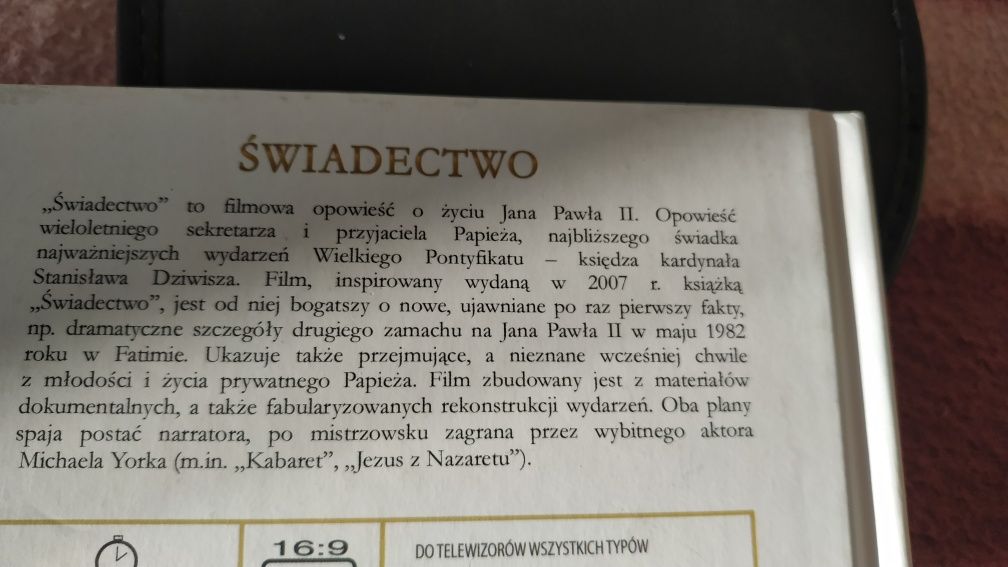 Świadectwo - film o życiu Jana Pawła II