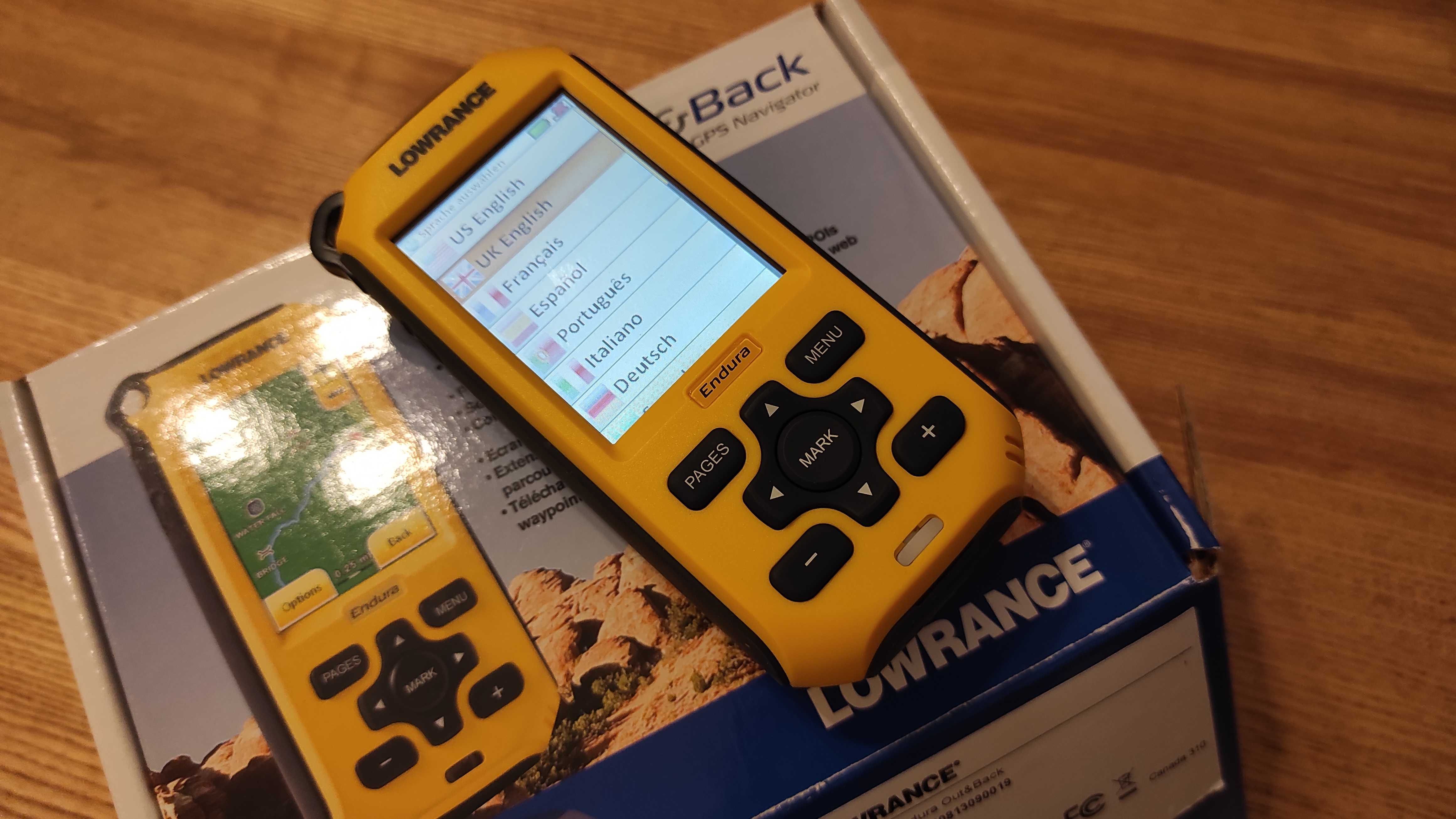 Туристичний GPS навігатор Lowrance Endura out&back приймач ЖПС