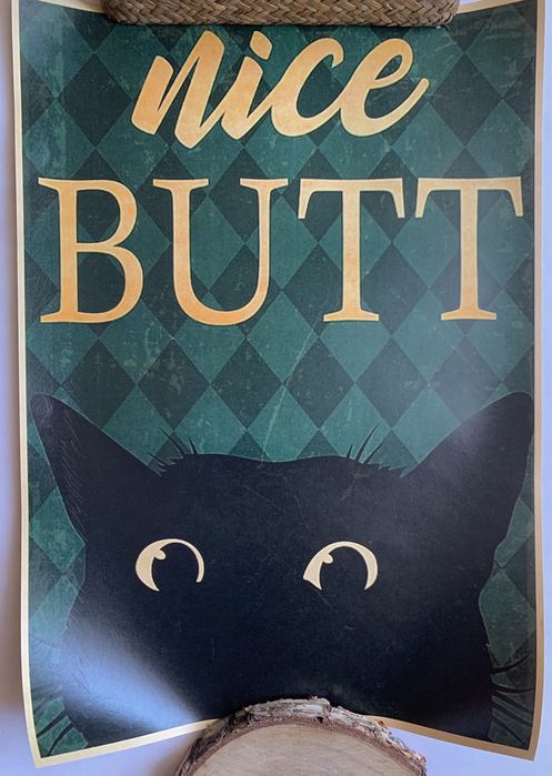 Plakat Nice Butt/Kotek