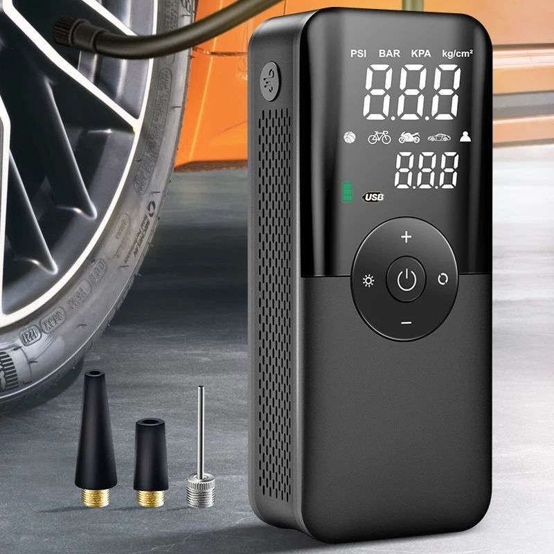 Bomba de ar a bateria com PowerBank