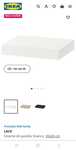 2 Prateleiras LACK 30x26cm brancas IKEA