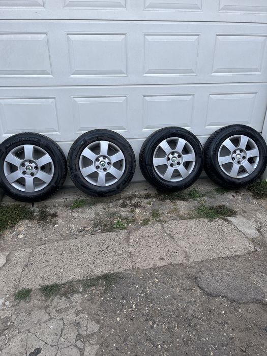 Диски 5x112 Skoda Octavia A5 + шини 195 65 R15