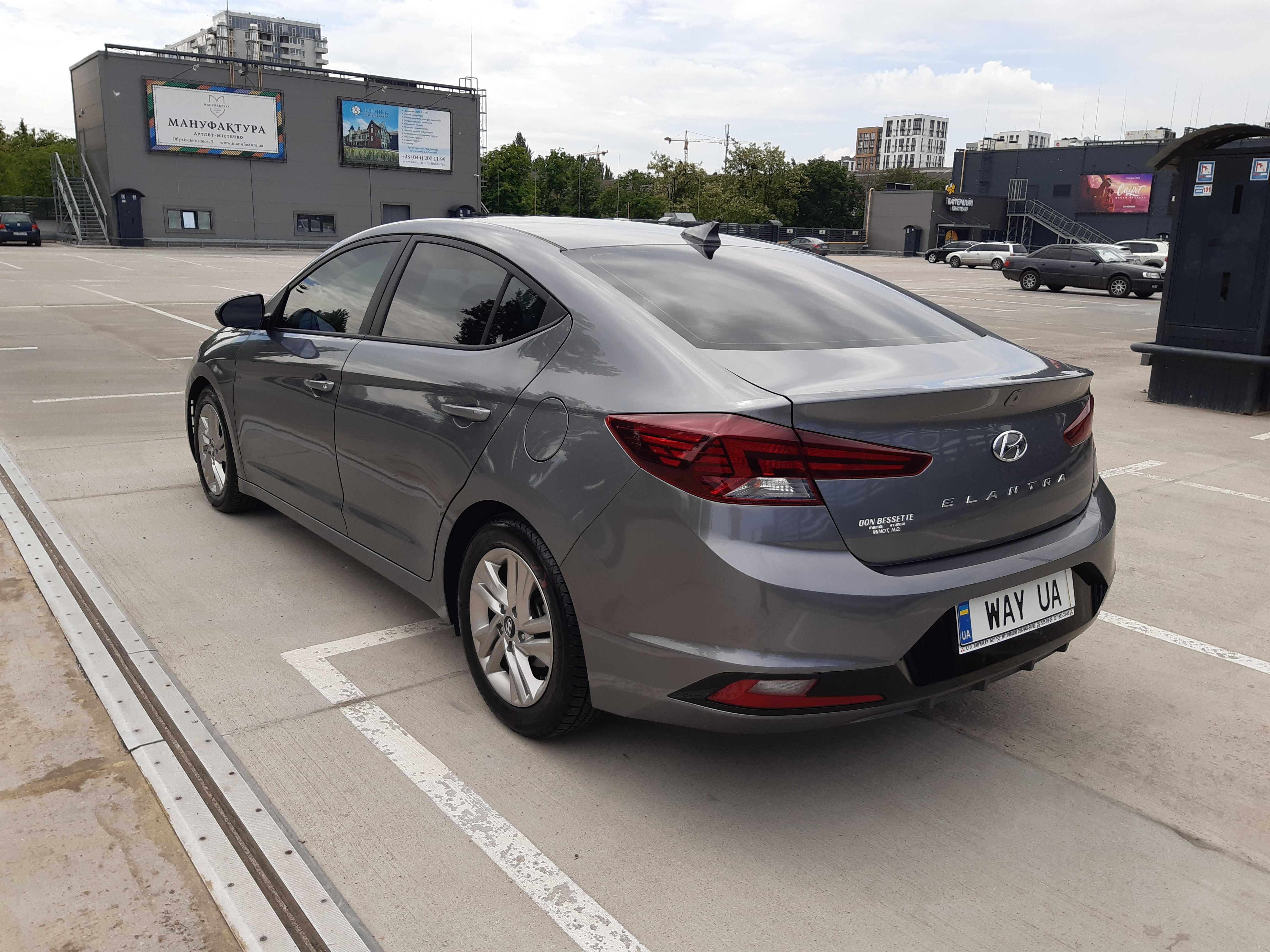 Аренда прокат авто Hyundai Elantra 2,0 АКП/ГАЗ ЕВРО4  от 30 $