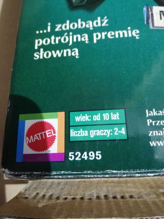 Scrabble Travel 52495 Unikat wyd. Mattel PL Walizkowa z org. pudełkiem