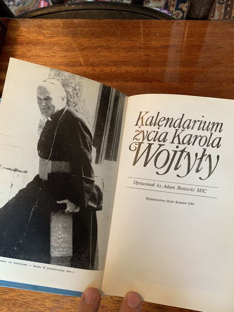 Kalendarium życia Karola Wojtyły wydawnictwo znak Boniecki