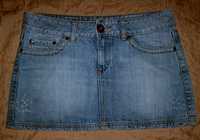 Продам женскую джинсовую супер мини юбку Extih denim