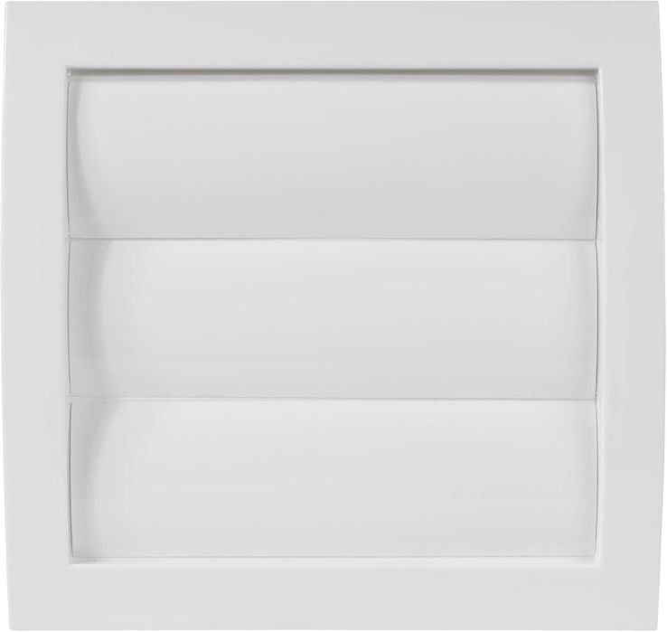Biała osłona wentylacyjna Vent Systems 100 mm – żaluzja plastikowa