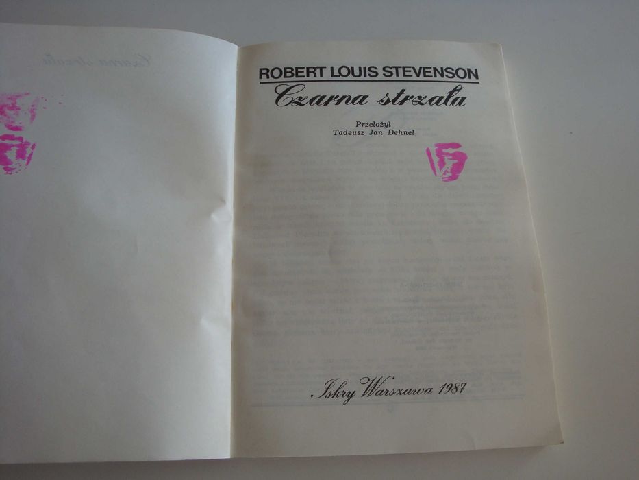 Czarna strzała  Robert Louis Stevenson