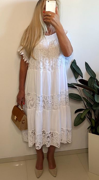 Sukienka plus size 4xl 3xl komunia chrzest