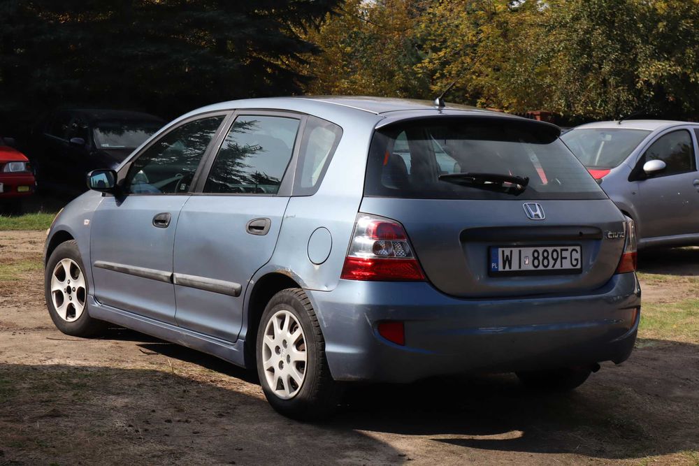 Honda Civic 2005r. 1,4 Benzyna 5 Drzwi