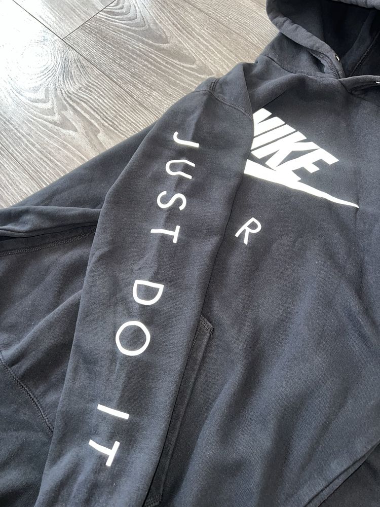 Bluza Z Kpaturem Nike Air Just Do It Reflection Gold Logo