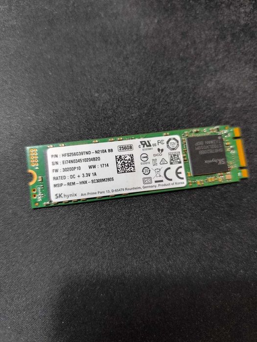 Disco Rígido SSD M2 256GB SK Hynix