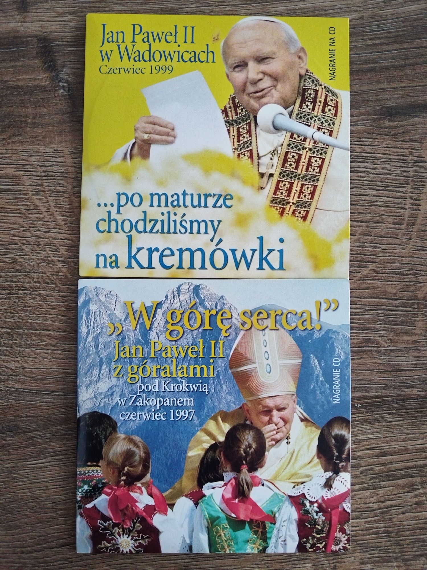 Jan Paweł II zapis audio piosenki