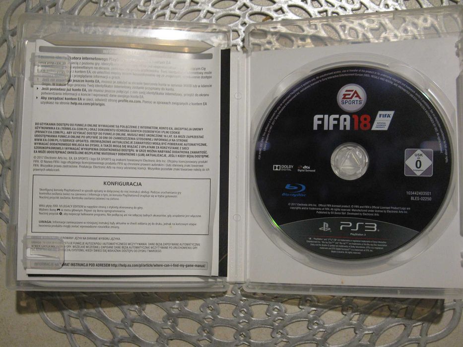 FIFA 18 na konsolę PS3