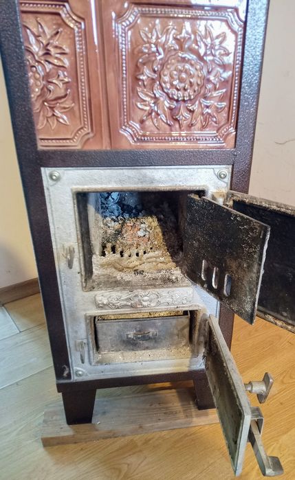 Piec kaflowy koza płyta kocioł