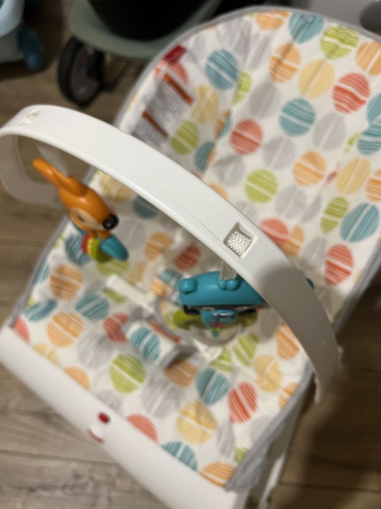 Fisher price Дитячий шезлонг крісло гойдалка