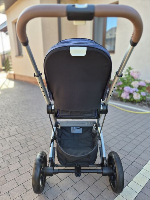 Коляска прогулянкова Cybex Balios S Lux SLV Navy Blue (з бампером)