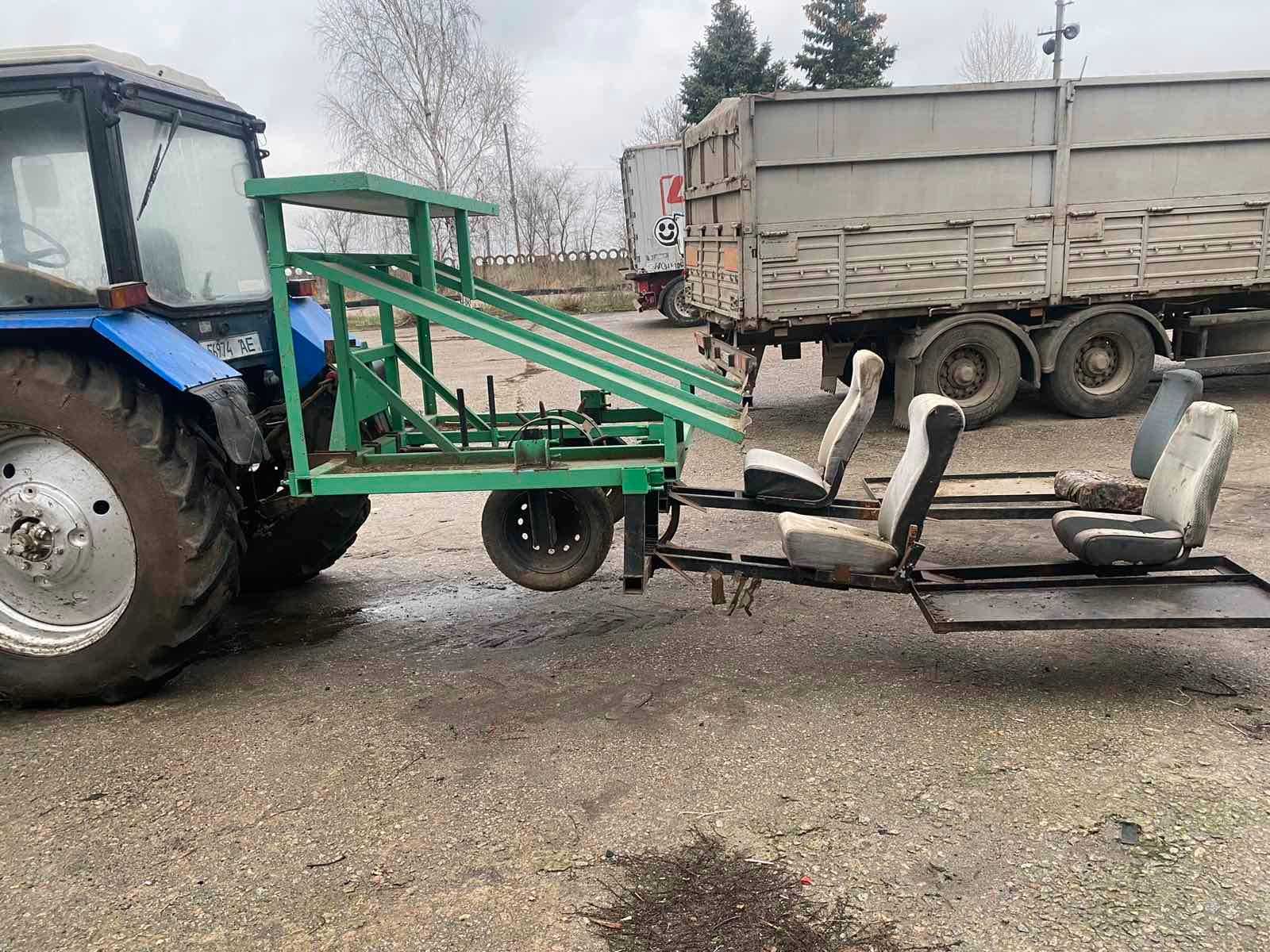 Розсадосаджалка розсадосажалка на пленка (касети мульчеукладчік)