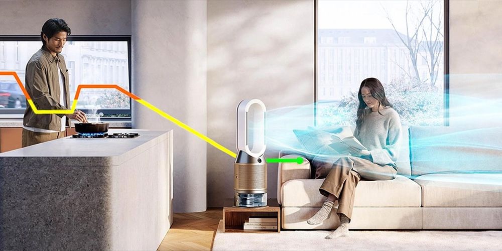 Dyson Purifier Humidify+Cool Formaldehyde PH3A (White/Gold, модель 202
