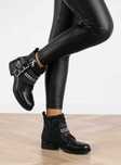 botki Damskie czarne /eleganckie buty