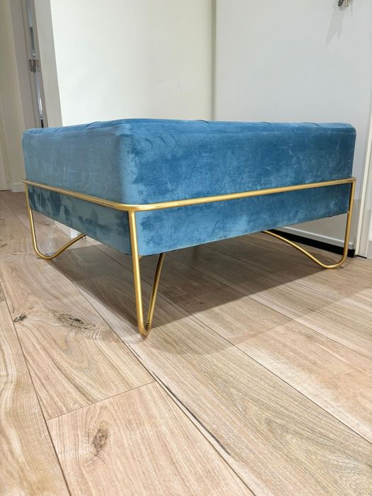 Banqueta azul turqueza