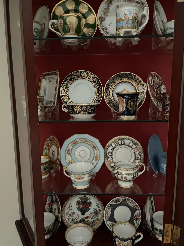 Coleção Vintage Porcelana de Café