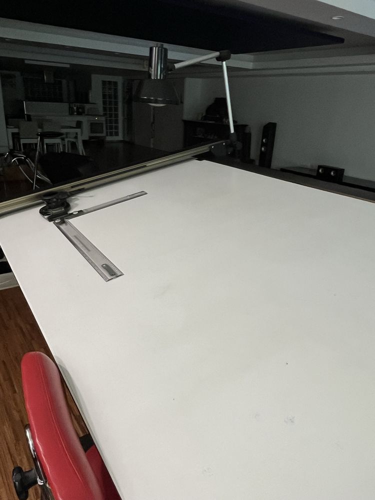 Estirador Hidráulico / mesa de desenho e Arquitecto
