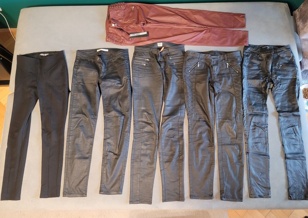 Zestaw 6 par spodni w rozm S, woskowane, mohito, stradivarius, only..
