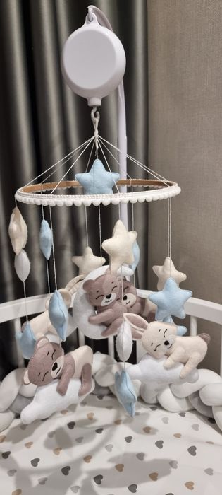 Мобіль із фетру(повний комплект з блоком та кріпленням).