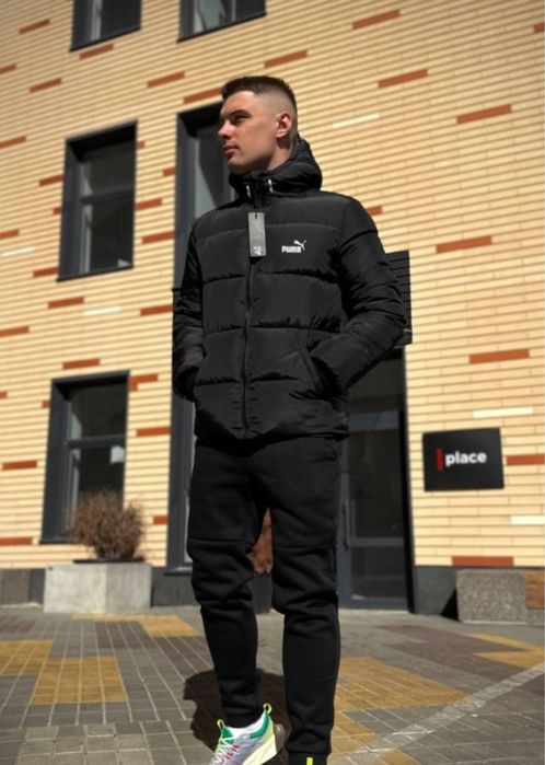 Зимова чоловіча курточка Пума, легенька зимова куртка Puma